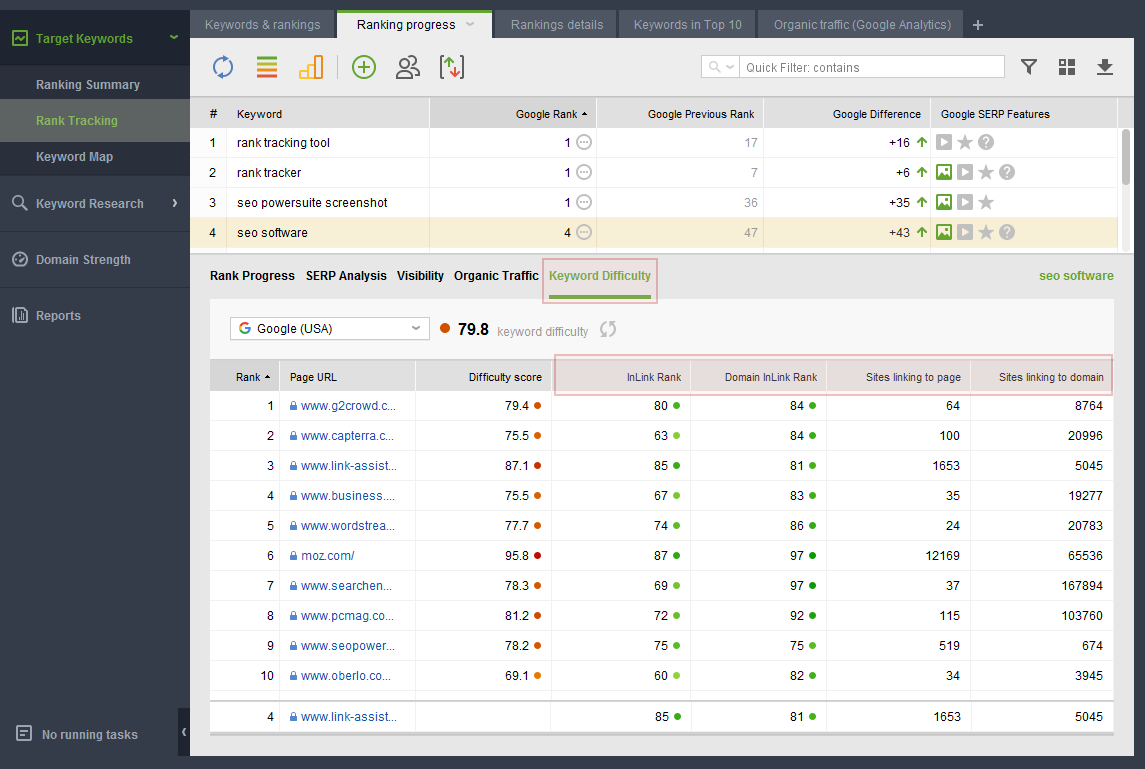 keyword position checking keyword position checking