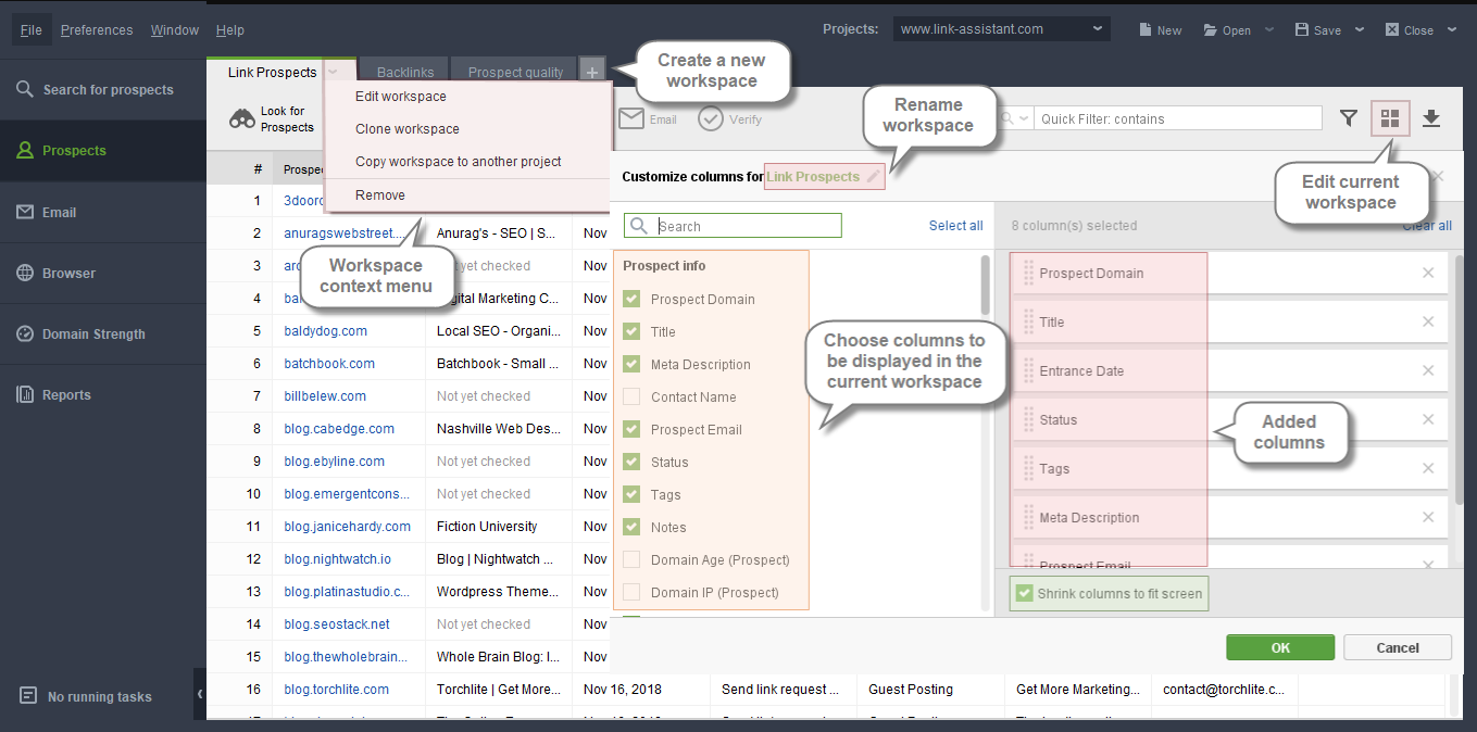 link assistant remove powered by website auditor link