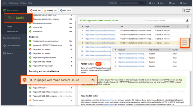 Http vs https issues on site