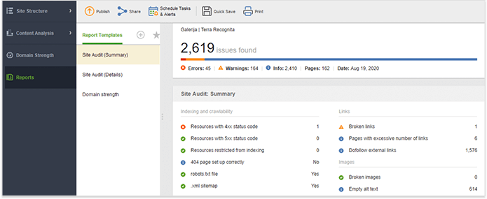 Audit your site SEO health regularly
