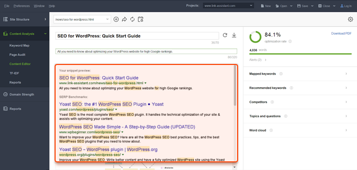 Test your meta descriptions how they will look on SERPs